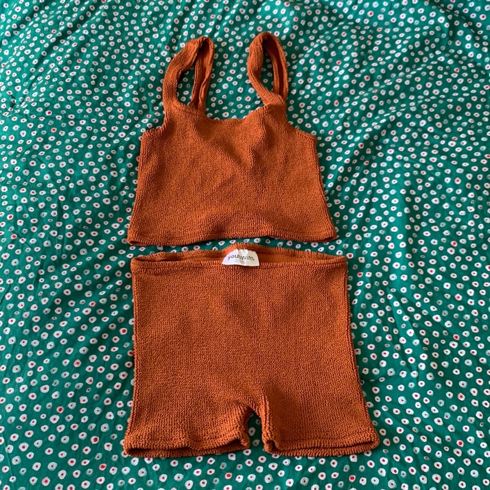 Youswim Verve Shorts Two-Piece in Umber